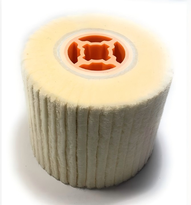Wool Felt Wire Drawing Wheel Buffer Wheel Buffing Drum Mirror Burnishing Polishing Brush