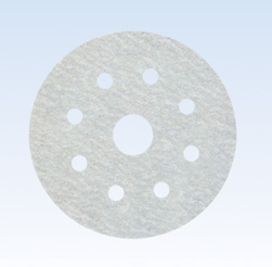 White Al/O with Stearate Sanding Disc