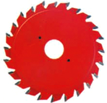 Double pieces adjustable scoring saw blade