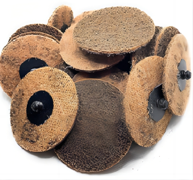 Abrasive Non Woven Nylon Surface Conditioning Disc R-Type Quick Change Disc (Brown Coarse, 3 inch)