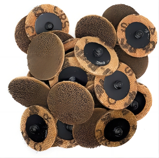 Abrasive Non Woven Nylon Surface Conditioning Disc R-Type Quick Change Disc (Brown Coarse, 2 inch)