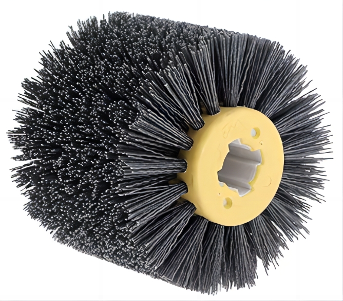 Abrasive Nylon Drawing Wheel Drum Burnishing Polishing Brush for wooden furniture