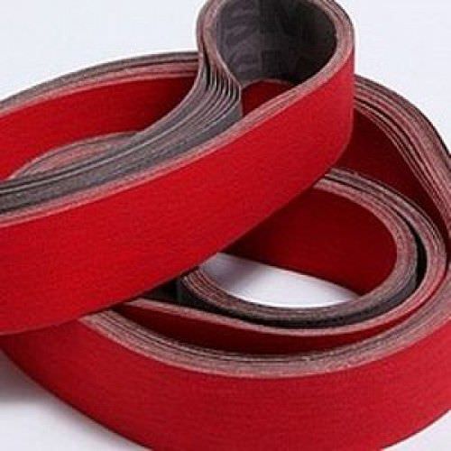 Ceramic abrasive belt