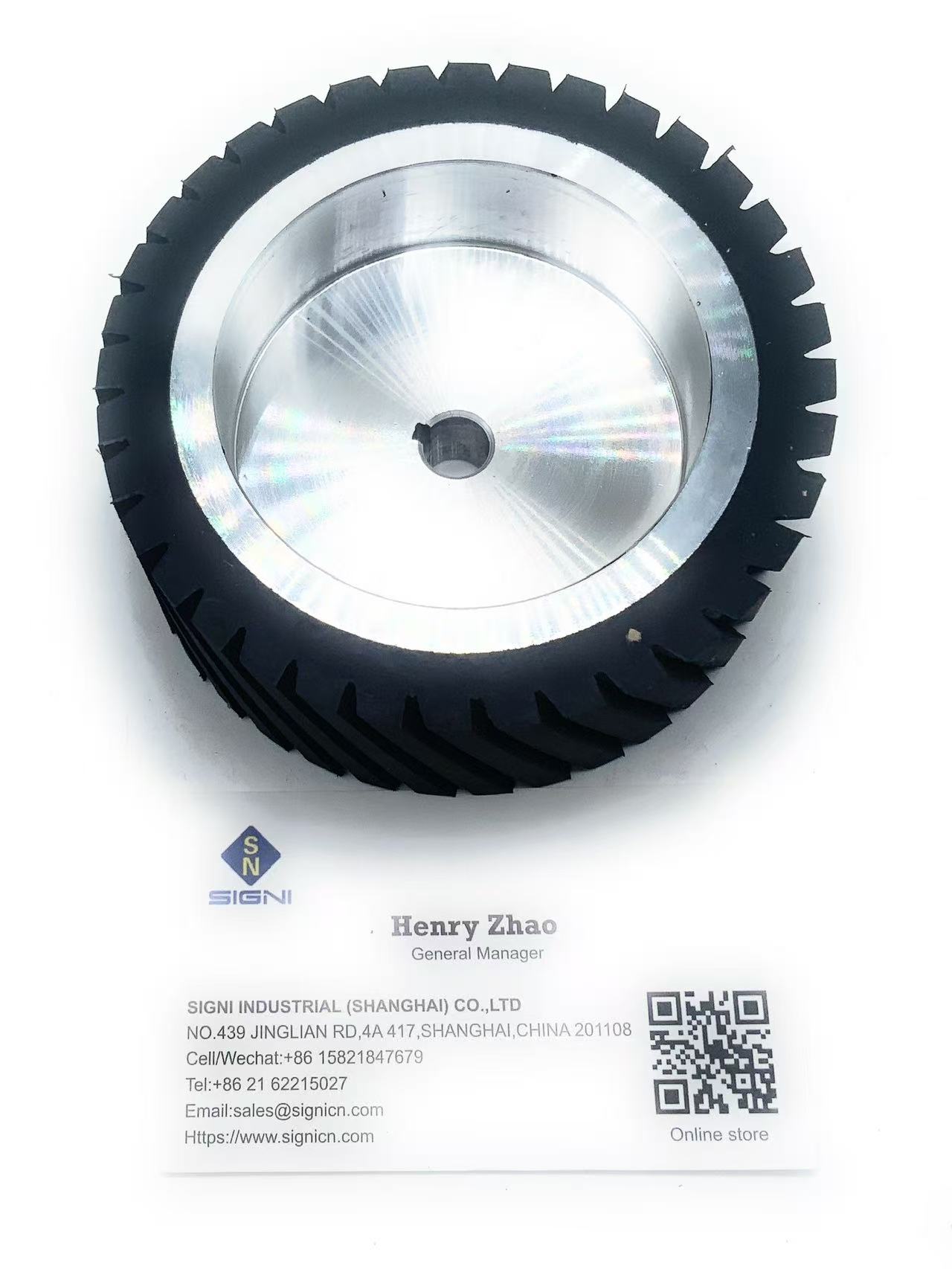 Premium Rubber Contact Wheel for Smooth Sanding