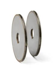 Electroplated slotting wheels